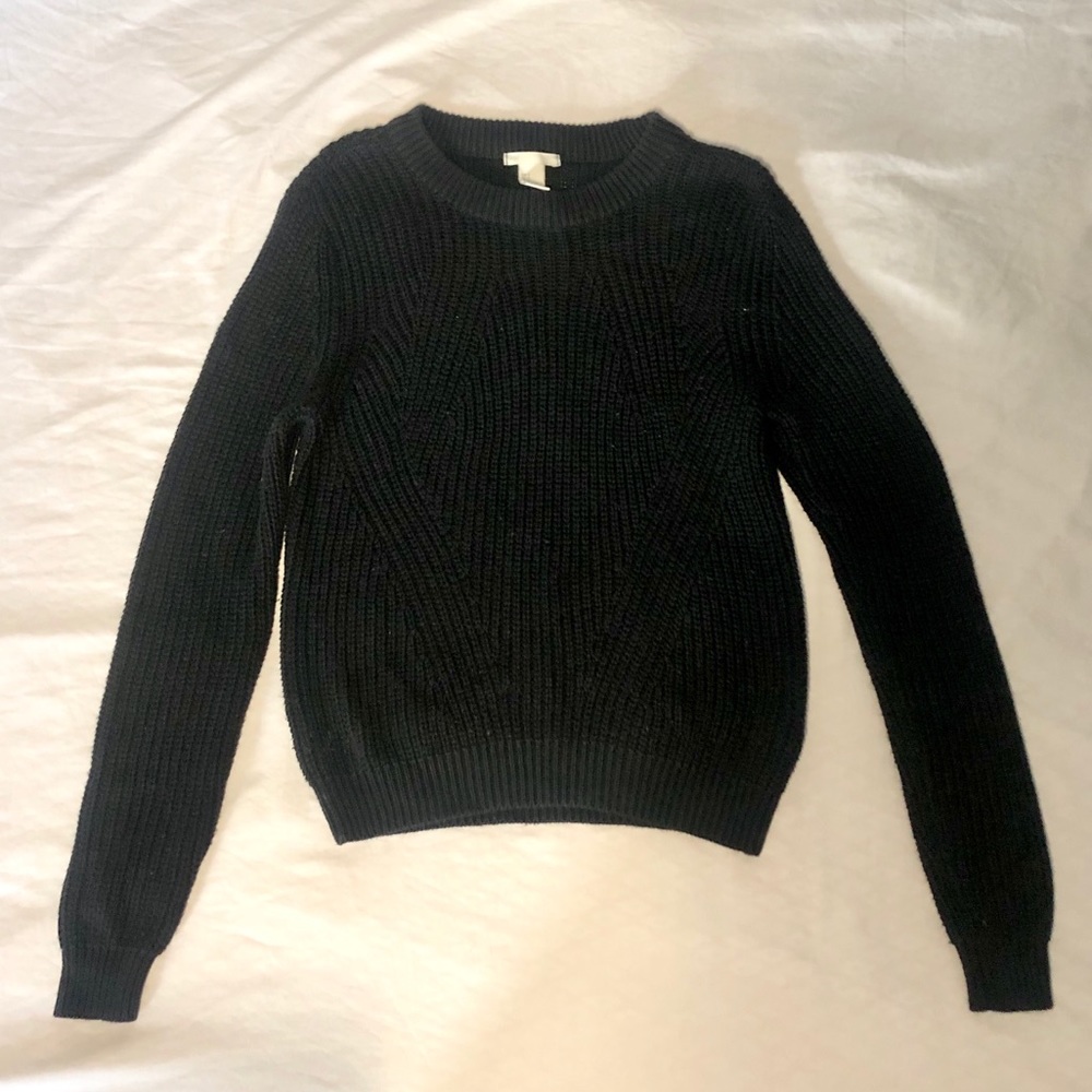 H&M Black Wool Sweater